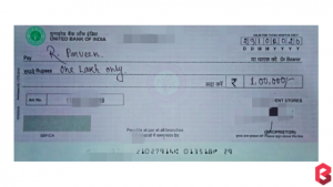 sample cheque - how to write one lakh on cheque