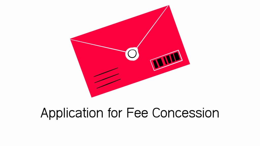 Application for Full Fee Concession