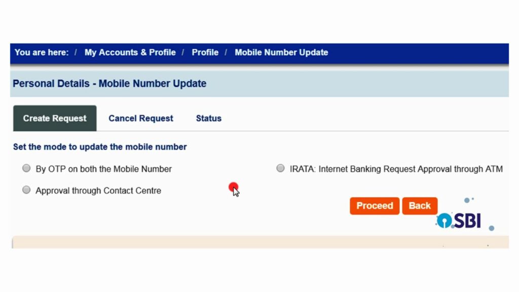 HOW TO CHANGE MOBILE NUMBER IN BANK ACCOUNT THROUGH INTERNET BANKING